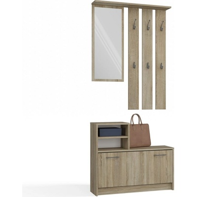 TP Living Předsíňová stěna GAR světlý dub – Zboží Dáma