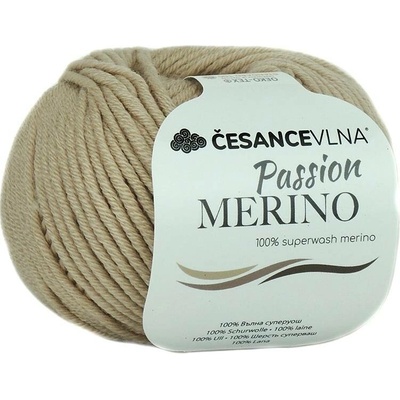 100% Merino příze - Passion béžová