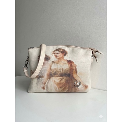Béžová crossbody kabelka GS-3910-beige