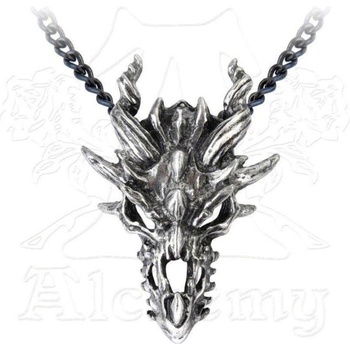 Alchemy gothic Нашийник Dragon Skull ALCHEMY GOTHIC - P625