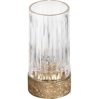 Decor Walther Чаша за четки за зъби Rocks релефна златна мат (0934282)