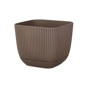 Image 1 of HORECANO - Квадратна саксия №3 - 15x15xh13cm 1.8L ТЕРА (G-383-T) (0126299)