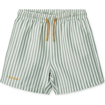 LIEWOOD Детски бордшорт LIEWOOD Kid's Duke Stripe Board Shorts Boardshorts - Stripe Peppermint / Crisp White - размер 116 (EU) (750-2484-0113)