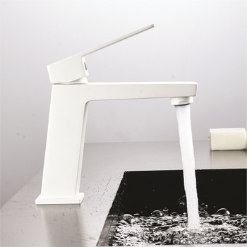 Image 1 of Смесител за умивалник icf 1491085w ЕЛИНОР matt white