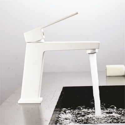 Смесител за умивалник icf 1491085w ЕЛИНОР matt white