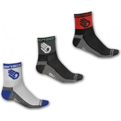 Sensor ponožky Ruka 3 Pack modrá/černá/červená