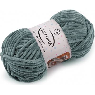 Stoklasa Pletací žinylková příze Betynka 100 g Balení: 1 ks, Varianta: 12 (304) šedomodrá 12 (304) šedomodrá