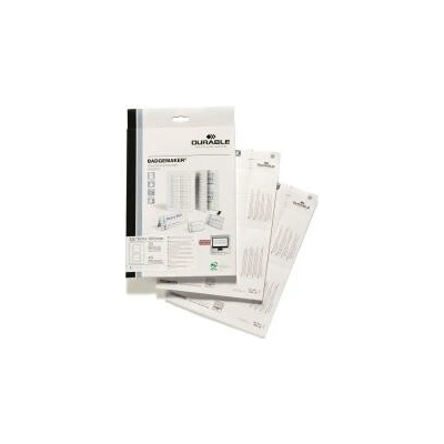 DURABLE Náhradné papiere BADGEMAKER 52x100 mm biele