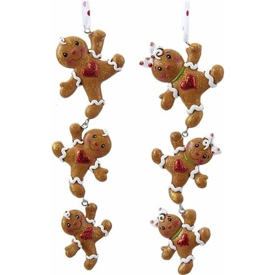 KURT ADLER Gingerbread Boy & Girl 1 ks