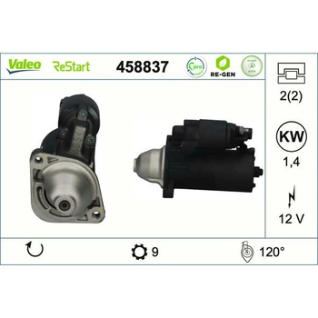 Startér VALEO 458837