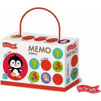 Far Far Land Pexeso guľaté zvieratka