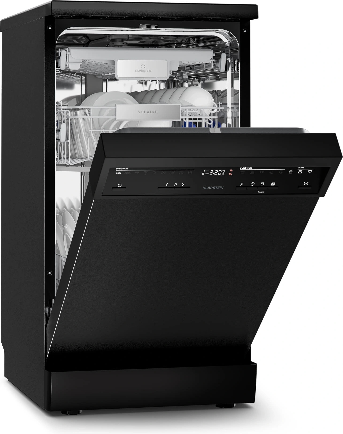 Klarstein DSM-KL-VL-DW-45cm-Blk