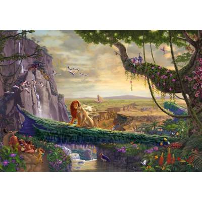 Schmidt Spiele - Puzzle Kinkade: Lion King - Return to Pride Rock - 6 000 piese