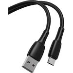 Vipfan Кабел Vipfan Racing X05, USB към USB-C, 3A, 2m, Черен (10035207)