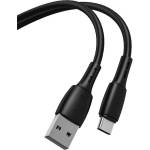 Vipfan Кабел Vipfan Racing X05, USB към USB-C, 3A, 2m, Черен (X05TC-2m-black)