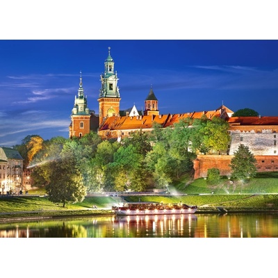 Castorland Nočný hrad Wawel Krakow Poľsko 1000 dielov