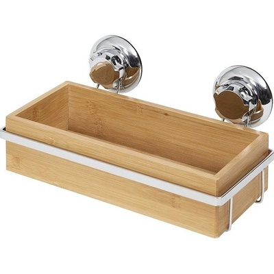 Compactor Bambusová polička do kúpeľne Bestlock SPA Bamboo, 27,6 x 14,8 x 12,7 cm