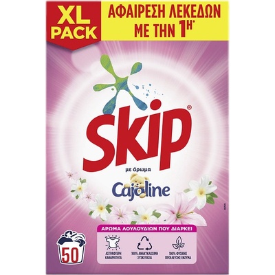 Прах за пране Skip Active Clean, 3, 25 кг, 50 пранета - Skip Cajoline