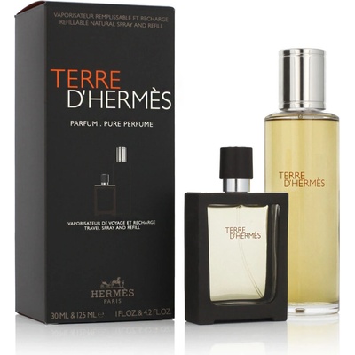 Hermes Terre D Hermes Parfum Parfém 125ml (Náplň) + Parfém 30ml (Naplniteľný) pre mužov