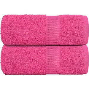 vidaXL Кърпи за пране FROGN 2 бр. Розови 30x30 см 360 г/м2 (137040)