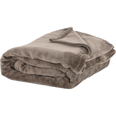 Tiseco Home Studio Кафяво одеяло от микроплюш , 130 x 160 cm - Tiseco Home Studio (3227TAUPE)