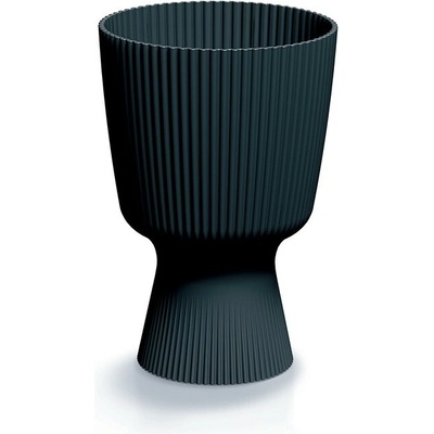Prosperplast Kvetináč Milla Okrúhly antracit, 18,8 cm