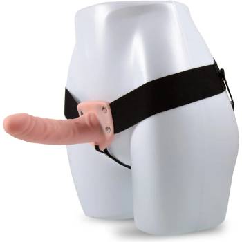 Image 1 of Blush Novelties Dr. Skin 6 Inch Hollow Strap On Vanilla