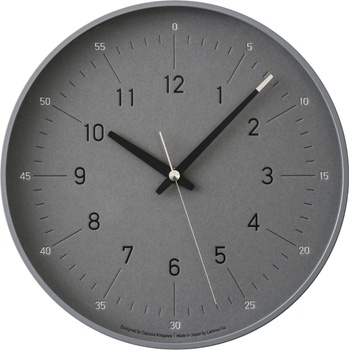 Lemnos Стенен часовник Essent сив (DFI 24-06 GY)