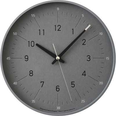 Lemnos Стенен часовник Essent сив (DFI 24-06 GY)