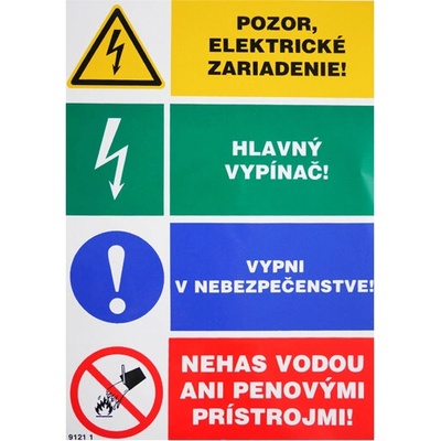 9121 1 S 4T Pozor elektrické zariadenie! A5