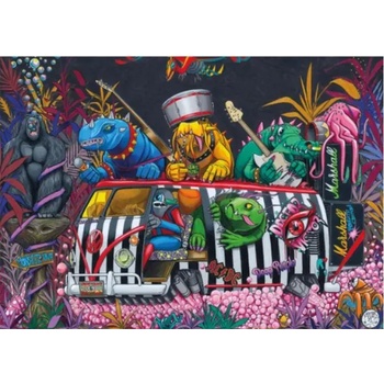 Image 1 of Dino - Puzzle Monsters on a trip - 1 000 piese