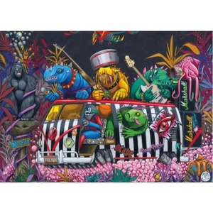Dino - Puzzle Monsters on a trip - 1 000 piese