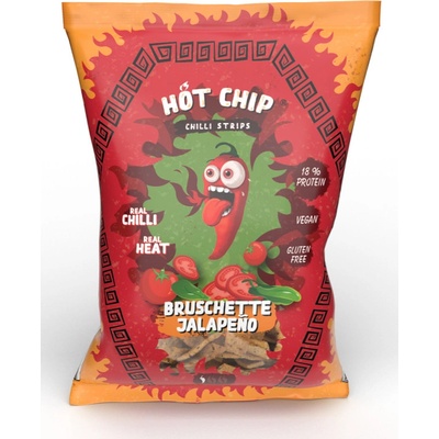 HOT CHIP Strips Bruschette Jalapeno Pálivosť 3/5 80 g