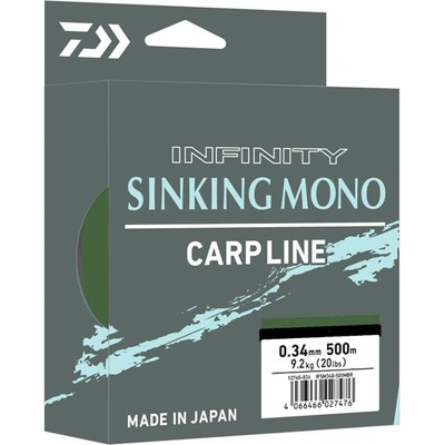Daiwa Infinity Sinking Mono olive 500 m 0,370 mm 10,1 kg