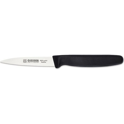 GIESSER Nůž na zeleninu, černý, délka ostří 8 cm
