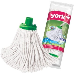 York Парцал за под York, памучен, въже, 140 g, без дръжка, с конусовидна резба