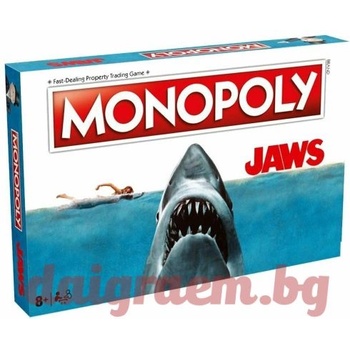 Image 1 of Winning Moves Настолна игра Монополи Челюсти, Monopoly Jaws (WM01966)