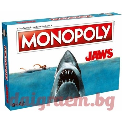 Winning Moves Настолна игра Монополи Челюсти, Monopoly Jaws (WM01966)