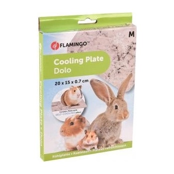 Karlie Flamingo Chladící keramická podložka pro hlodavce M 20 x 15 x 0,7 cm