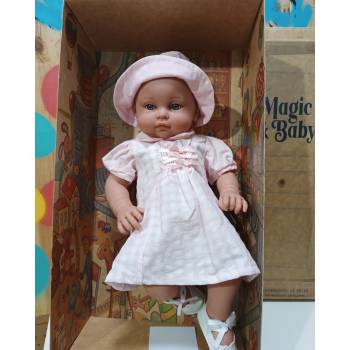 Magic baby: кукла Alicia с розова шапчица и бели обувки (MB460004)