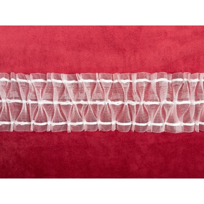 Řasící stuha RS-016 mašličky - šířka 7,5 cm - řasení 1:2 – Zboží Dáma