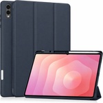 Techsuit Калъф за таблет Samsung Galaxy Tab S11 Ultra - Techsuit Flex Trifold с държач за писалка - Тъмносин