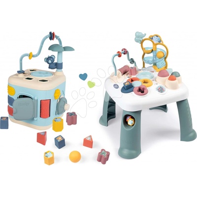 Smoby Activity Table Little a kostka Explor Cube pro vývoj jemné motoriky se zvukem