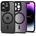 Tech-Protect Хибриден кейс с MagSafe за iPhone 15 Pro от Tech Protect Magmat Cam+ - Matte Black (9319456604412)