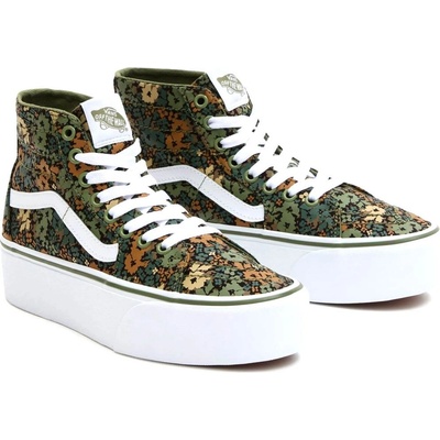 Vans Ua Sk8-hi Tapered Stackform Camo Floral Loden Green
