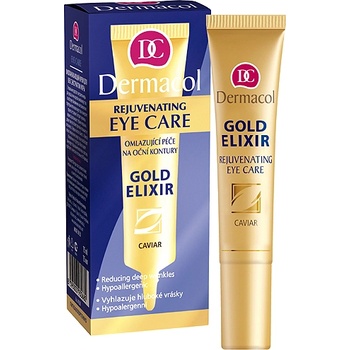 Dermacol Elixir Gold oční krém s kaviárem 15 ml