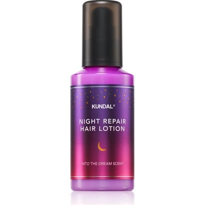 KUNDAL Night Repair Hair Lotion нощна хидратираща грижа За коса с аромат Into The Dream 100ml