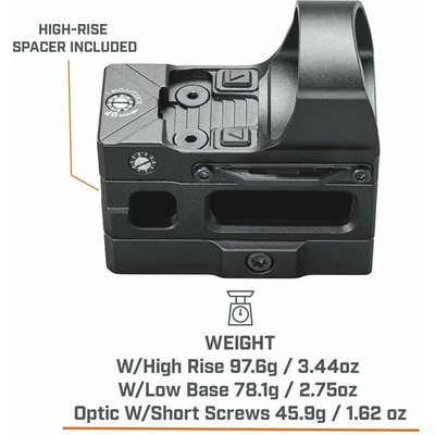 Bushnell AR Optics FS 2.0 Reflex 1x tečka 3 MOA zvýšený černý