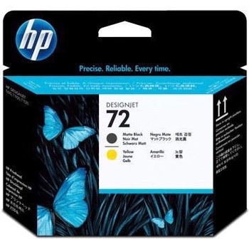 HP 72 Mat Black и Yellowо печатаща глава (C9384A)