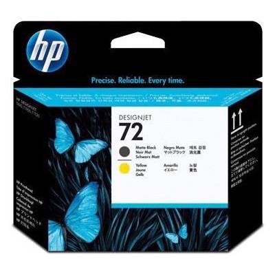 HP 72 Mat Black и Yellowо печатаща глава (C9384A)